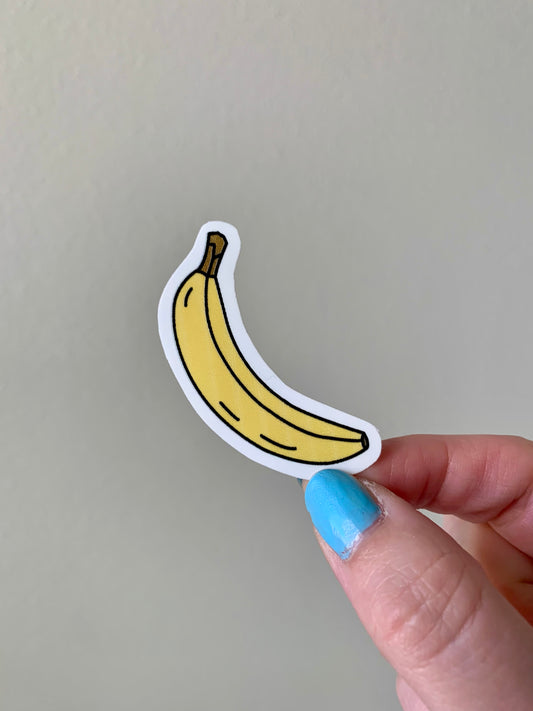 Yellow Banana Sticker