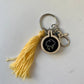 Hand Embroidered Keychain with Tassel