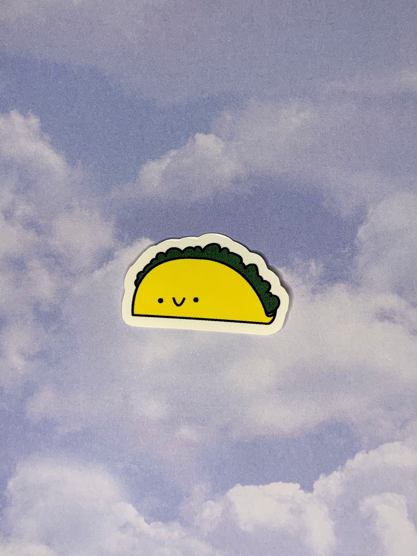 Kawaii Happy Smiling Taco Sticker