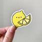 Kawaii Happy Smiling Lemon Sticker