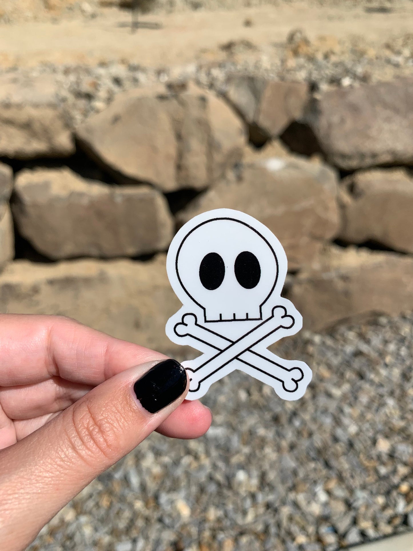 Skull and Cross Bones Sticker