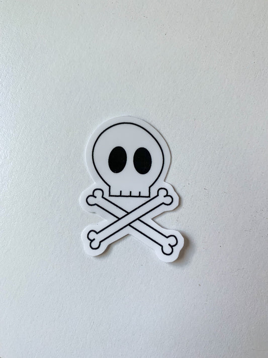 Skull and Cross Bones Sticker