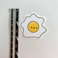 Kawaii Happy Smiling Fried Egg Sticker