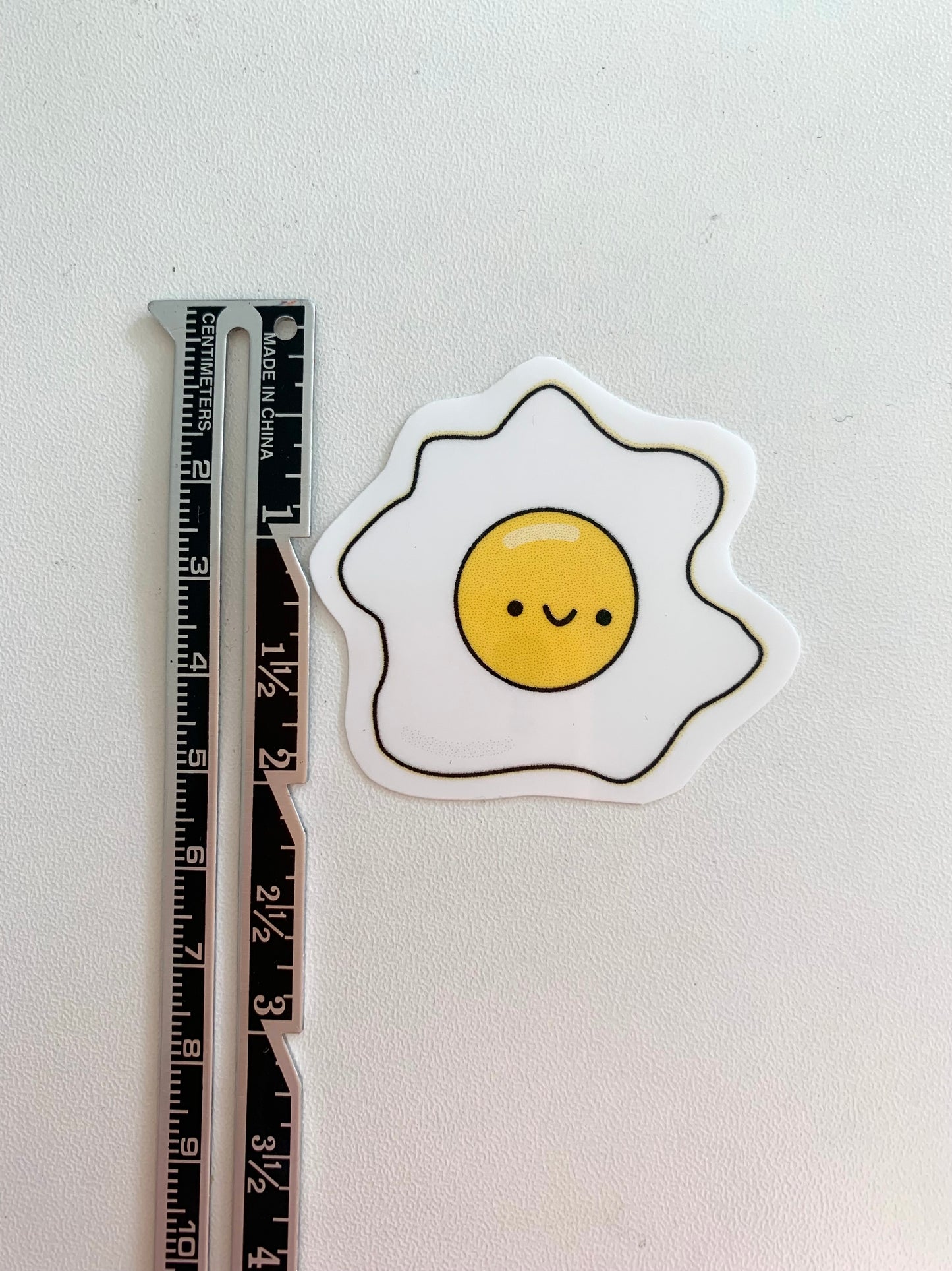 Kawaii Happy Smiling Fried Egg Sticker