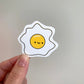 Kawaii Happy Smiling Fried Egg Sticker