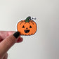 Kawaii Happy Jack O Lantern Pumpkin Sticker