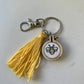 Hand Embroidered Keychain with Tassel