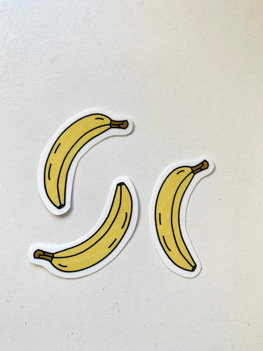 Yellow Banana Sticker