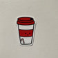Kawaii To Go Peppermint Mocha Coffee Cup Sticker