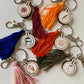 Hand Embroidered Keychain with Tassel