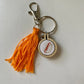 Hand Embroidered Keychain with Tassel