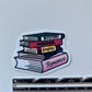 Colorful, Cute Handmade Genre Book Stack Sticker – Literary Gift for Book Lovers, Bibliophiles, and Librarians