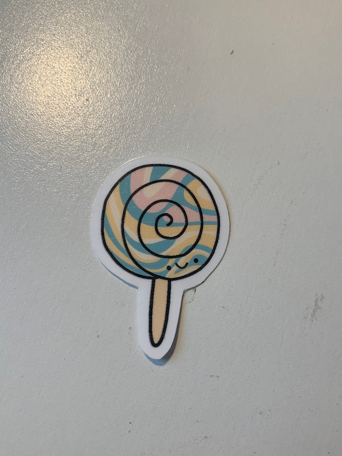 Kawaii Multicolored Lollipop Sticker