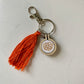 Hand Embroidered Keychain with Tassel