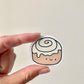 Kawaii Happy Cinnamon Bun Sticker