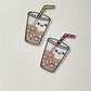Kawaii Happy Smiling Ice Coffee Sticker
