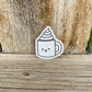 Kawaii Happy Coffee Mug Sticker