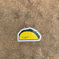 Kawaii Happy Smiling Taco Sticker