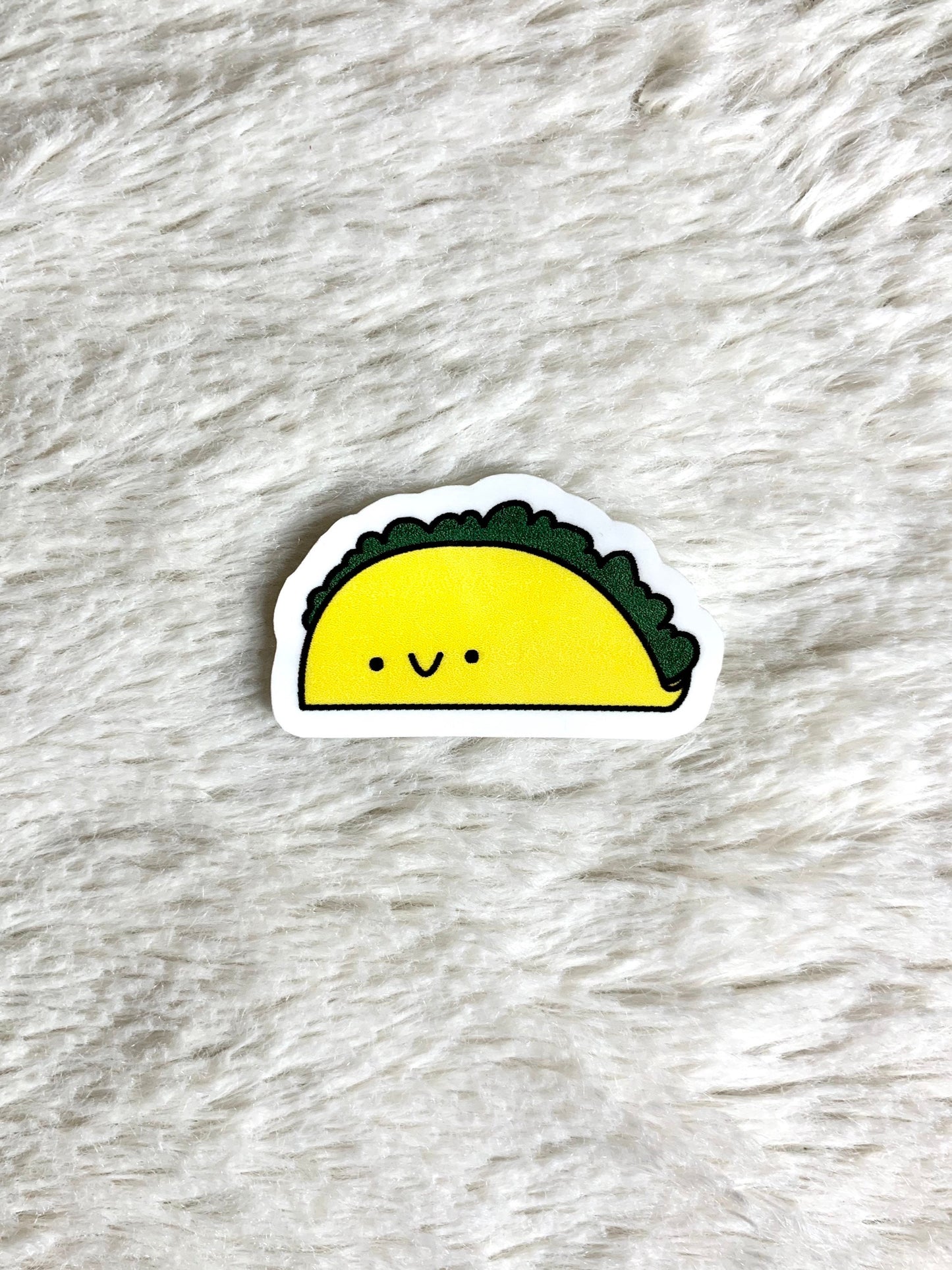 Kawaii Happy Smiling Taco Sticker