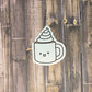 Kawaii Happy Coffee Mug Sticker