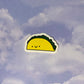 Kawaii Happy Smiling Taco Sticker