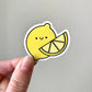 Kawaii Happy Smiling Lemon Sticker