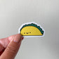 Kawaii Happy Smiling Taco Sticker