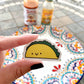 Kawaii Happy Smiling Taco Sticker