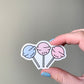 Kawaii Happy Smiling Pastel Colored Lollipops Trio Sticker