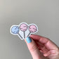 Kawaii Happy Smiling Pastel Colored Lollipops Trio Sticker