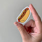 Kawaii Happy Smiling Hotdog Sticker
