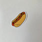Kawaii Happy Smiling Hotdog Sticker